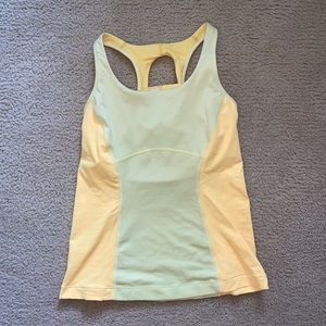 Yellow Lululemon Tank Top